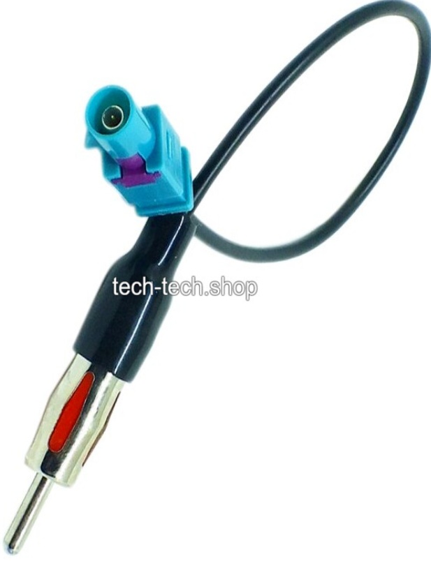 Universal Fakra to DIN Car Stereo Radio Aerial Adaptor Mast Antenna Adapter UK