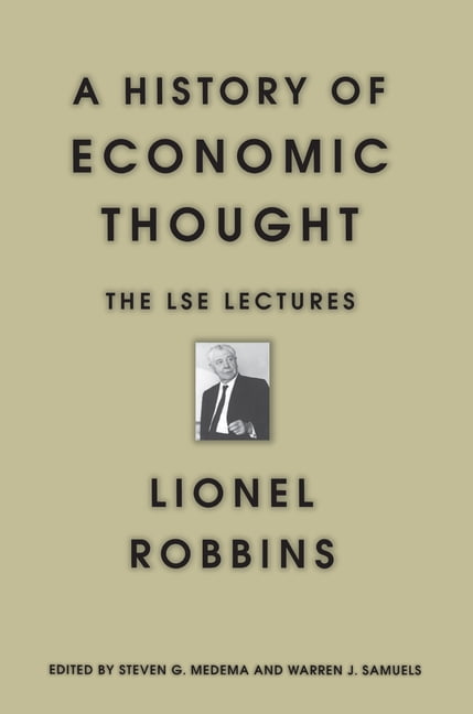 A History of Economic Thought by Lionel Robbins, Steven G. Me... - 9780691070148