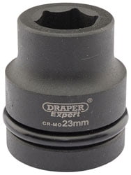 Draper 05104 Draper Hi-TORQ Impact Socket 1"" Sq Dr 23mm
