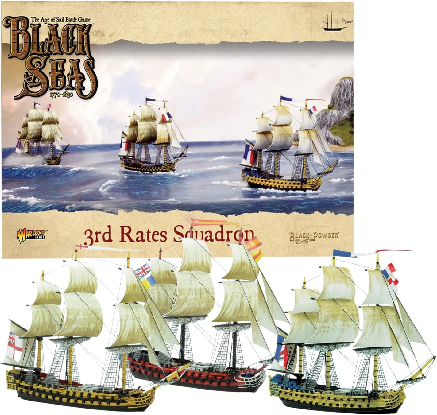 3rd Rates Squadron - Brand New - Warlord Games Black Seas Miniatures