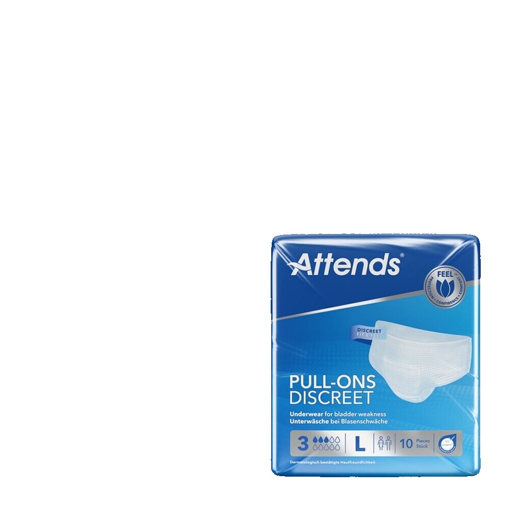 Adult Discreet Nappies Incontinence Pull up Pants ATTENDS 3L LARGE 30 Pack