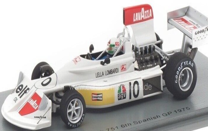 1/43 March 751   Lavazza   Spanish GP 1975 #10  L.Lombardi