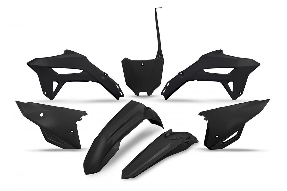 Free Shipping Plastic UFO Black Honda CRF 450 R Kit for Motorcycle Spare Parts