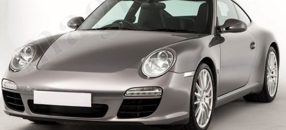 1Pair Front Headlight Lens Cover For Porsche 997 911 Carrera 2006-2012 Lampshade