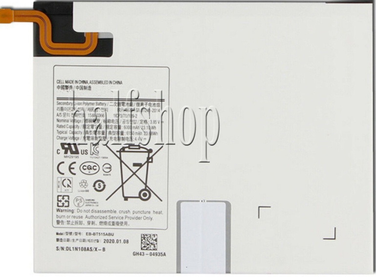 EB-BT515ABU Battery For Samsung Galaxy Tab A SM-T510 SM-T510NZKAXAR 10.1”