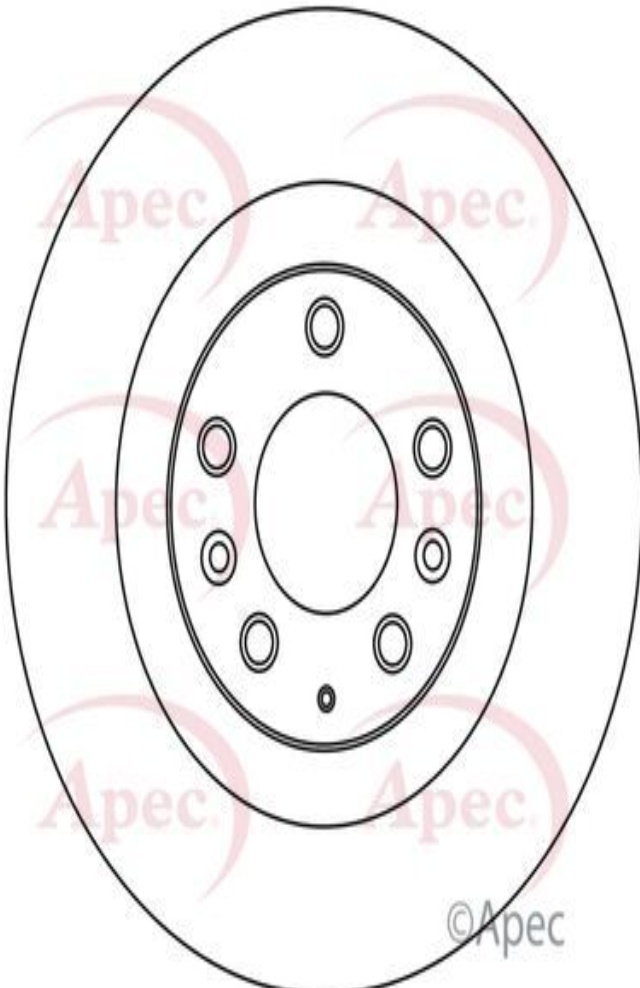 Brake Disc Front Vented Braking 320mm Outer Diameter For Mazda CX-7 APEC DSK2643