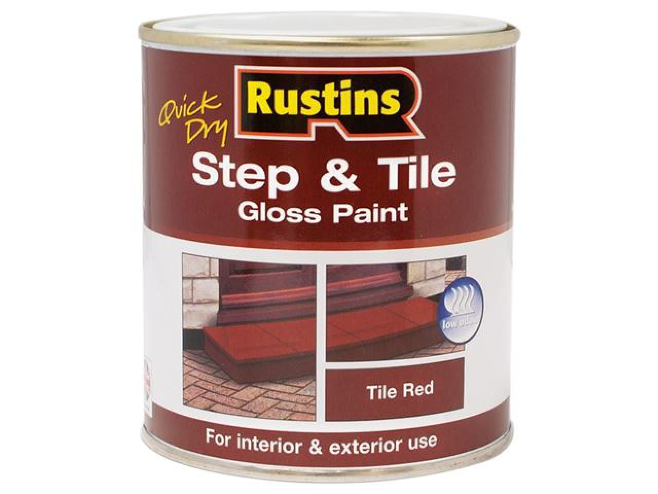 Rustins Red Strdw500 Quick Dry Step & Tile Paint Gloss 500Ml - Image 7