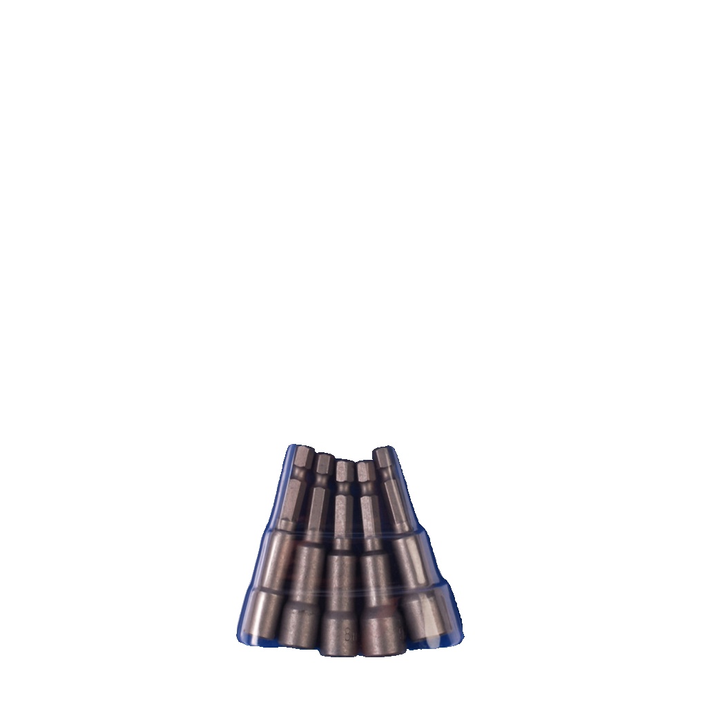 2 PIECE MAGNETIC NUT DRIVERS SETTERS 1/4"" HEX DRIVE x 8mm SOCKET,BLUE SPOT 14110
