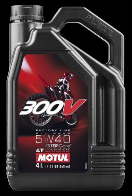 Motul 300V 4T Factory Line 5w-40 5w40 Off Road Motorcycle Engine Oil 4 Litres 4L