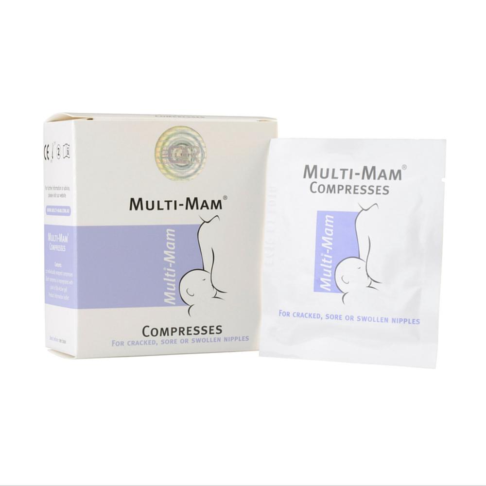 MULTI-MAM Compresses Cooling And Soothing Effect On Sore Nipples 12 Pcs. 1,6ml