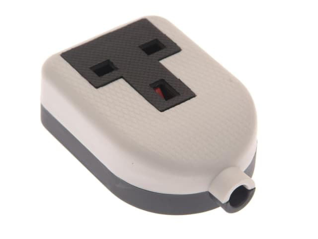 Smj White Trailing Extension Socket 13A 1-Gang Rts1gw - Image 4