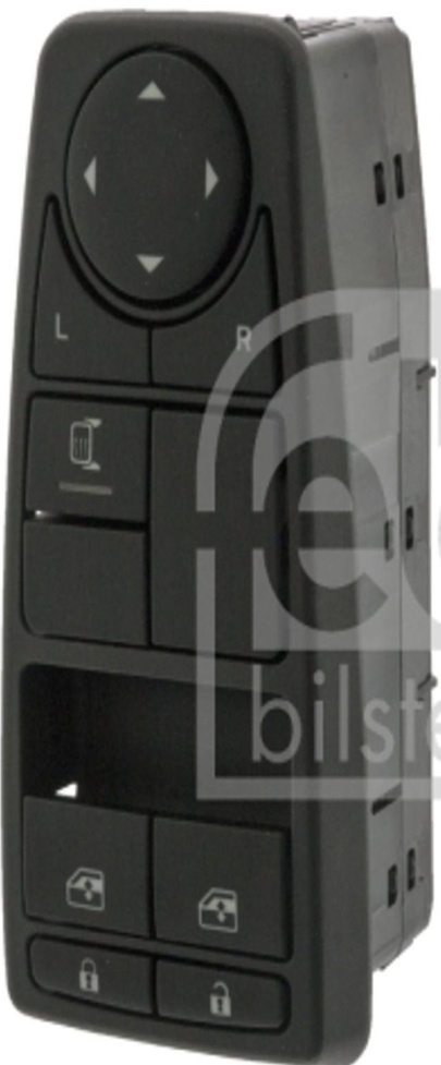 FEBI 47019 Multi-Function Switch Driver Side 7/15 Connectors Replacement For MAN