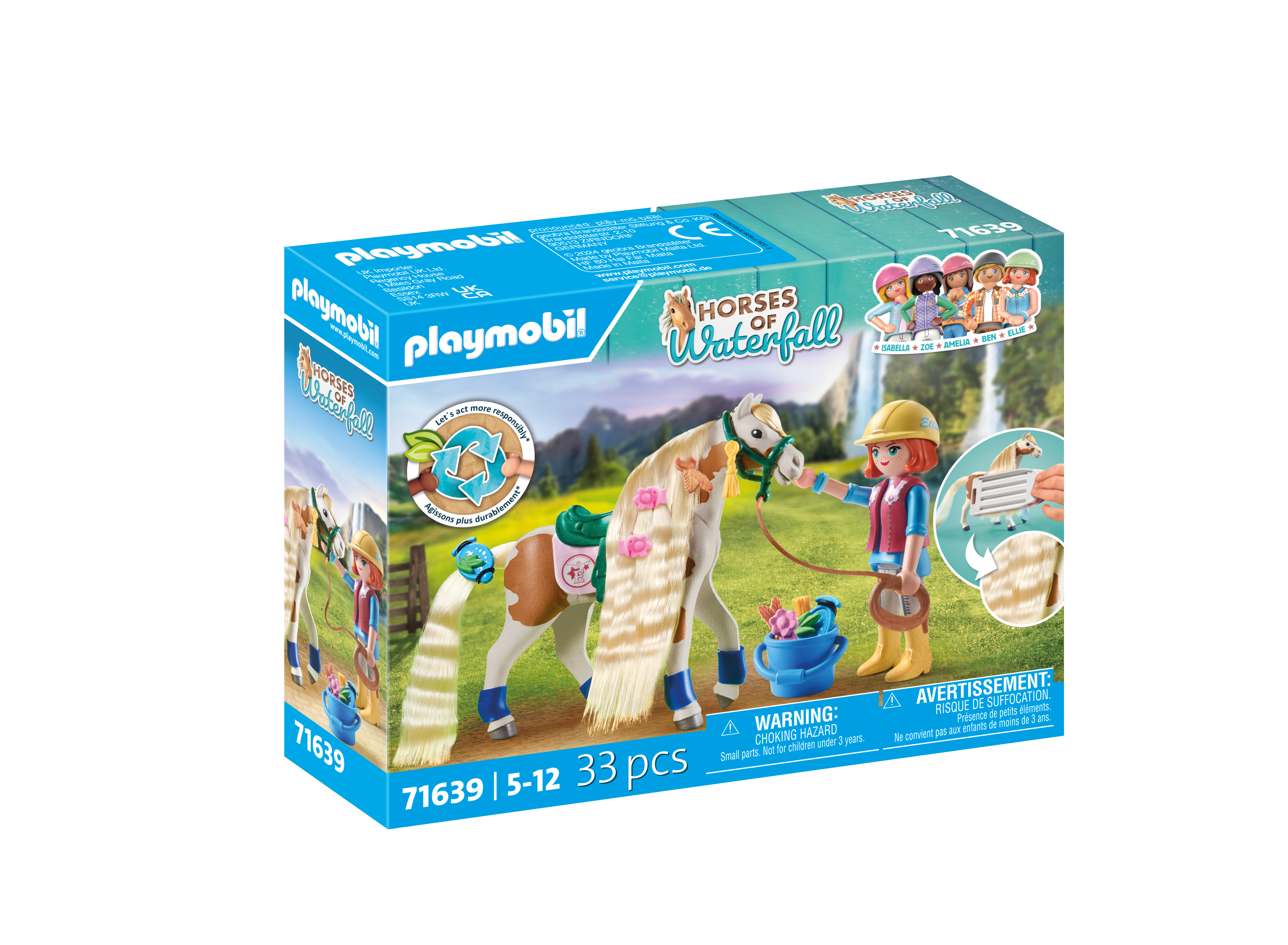 Playmobil 71639 Horses Of Waterfall Ellie Con Caballo - Imagen 3
