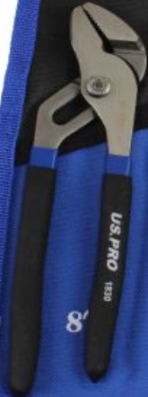 US PRO Tools 3pc Water Pump Pliers, Groove Slip Joint Plier Set NEW 1830