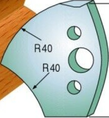 CMT SPINDLE MOULDER CUTTERS - Knives 50mm - profile 550 Knives Only (690.550)