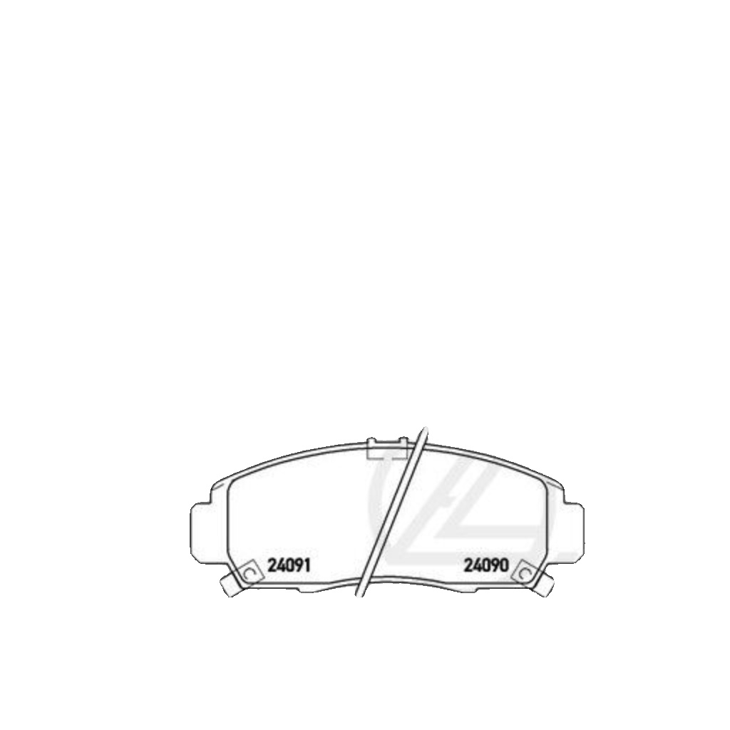 BREMBO Brake Pad Set P28034 Front Axle - Maximum Driving Comfort Performance