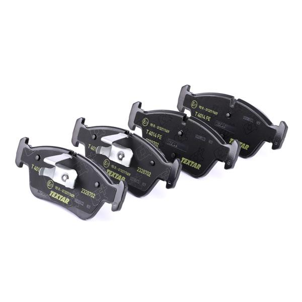 Front Brake Pad Set Fits Alpina Bentley BMW Wiesmann Textar 2328702