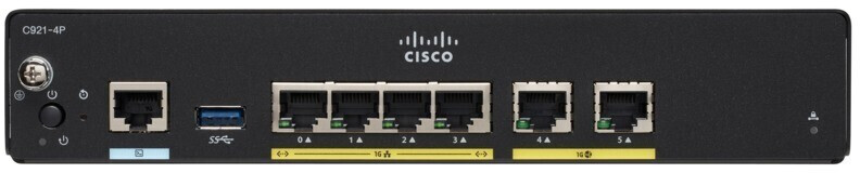 Cisco C927-4P Ethernet Wan Gigabit Ethernet Dsl Wan Black