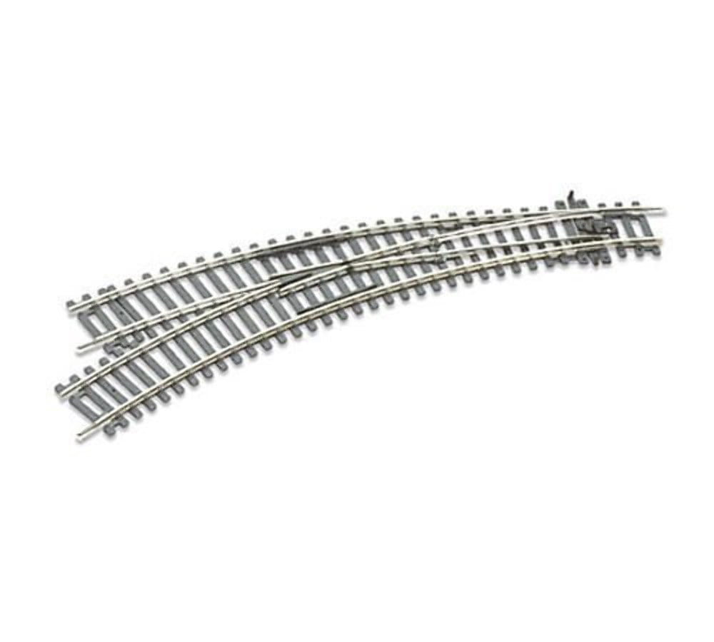 PECO ST-245 Curved L/H Point Insulfrog SETRACK Code 100 OO Gauge Railway Track