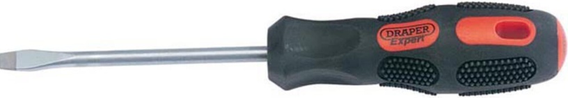 Draper 40013 Plain Slot Flared Tip Screwdriver 6 x 100mm (Sold Loose)