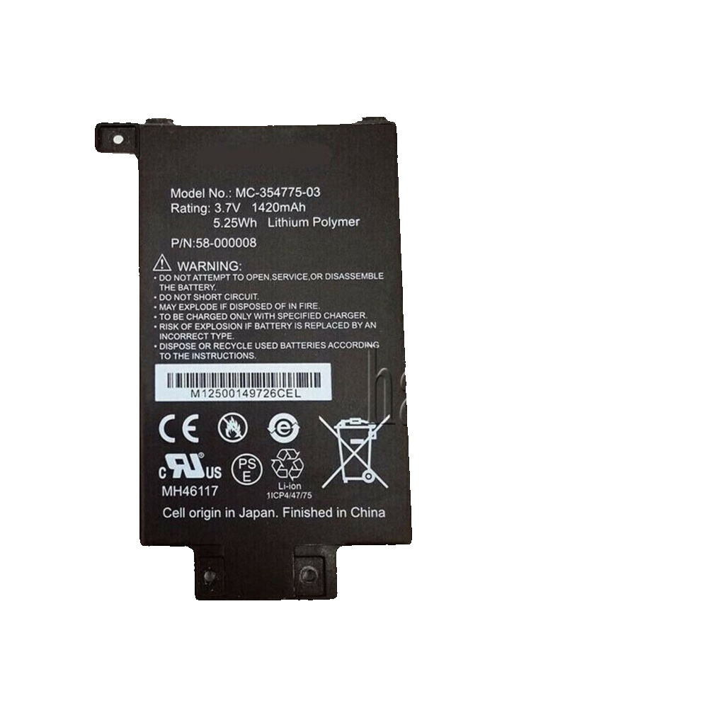 58-000008,MC-354775-03 Battery for Amazon DP75SDI EY21 Kindle Paperwhite 2014