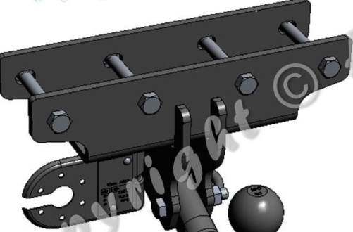 AHK + ES7 für Jeep Wrangler JK 07- Anhängevorrichtung Anhängerkupplung komplett