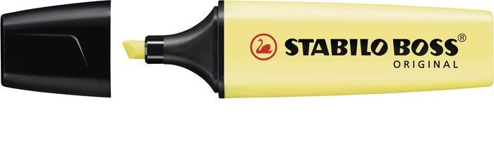 Evidenziatore Boss Pastel Stabilo - 2-5 mm - 70/144 (Banana Conf. 10)