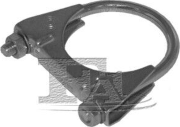 4x ✅Fits FISCHER 913-938 EXHAUST SYSTEM CLAMP M10 38.0MM  ⭐UK Seller⭐ - Image 2
