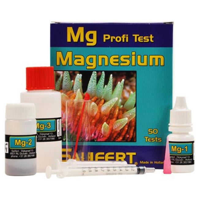 SALIFERT MAGNESIUM Mg Profi TEST KIT Marine FISH TANK Water Tester REEF Aquarium