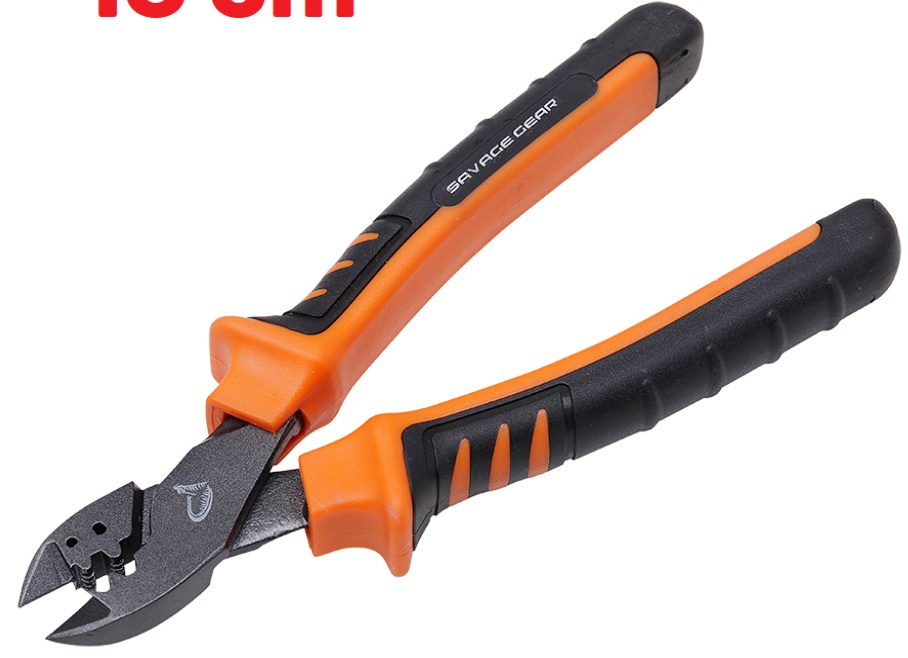 SAVAGE GEAR MP CRIMP & CUT PLIERS FOR SHARK PIKE WIRE TRACES SNAP TACKLE LEADER