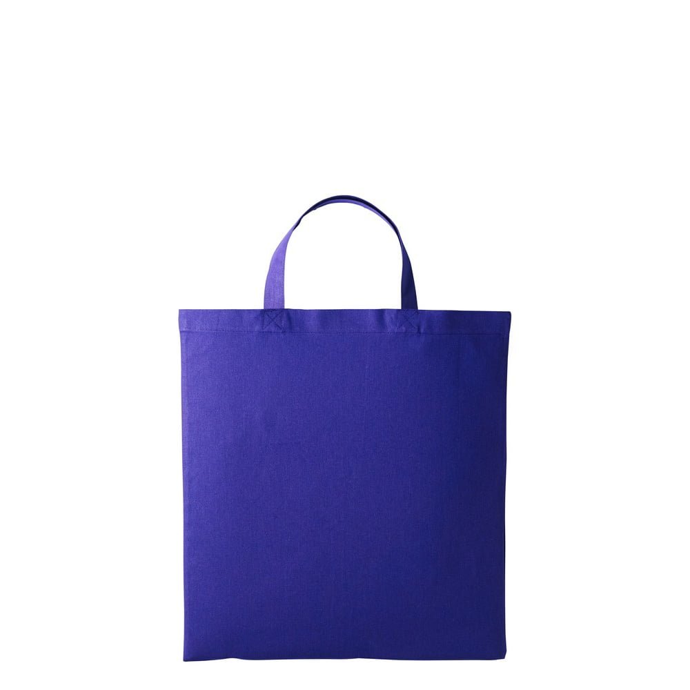 Nutshell Purple (One Size, ) Cotton Short Handle Shopper