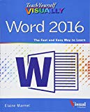 Teach Yourself VISUALLY Word 2016 Marmel Paperback John Wiley & Sons