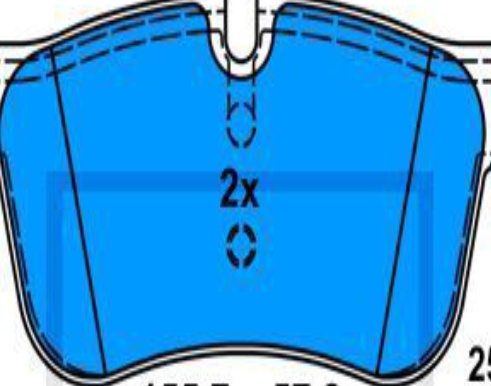 ATE 13.0460-3865.2 Brake Pad Set, disc brake for BMW