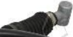 Right Rear Handbrake Cable JAPANPARTS BC-134R for Nissan Sunny 1986-1991