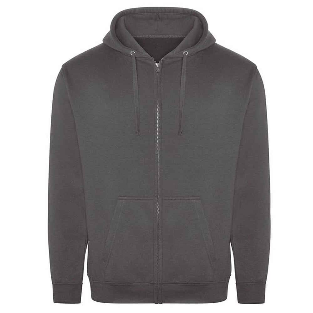 PRO RTX Men's Full Zip Hoodie - Charcoal - 4XL
