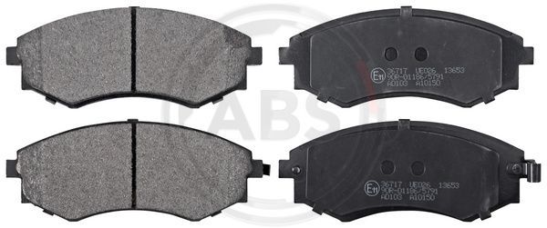 Original A.B.S. Brake Pad Set Disc Brake 36717 For Daewoo Hyundai KIA
