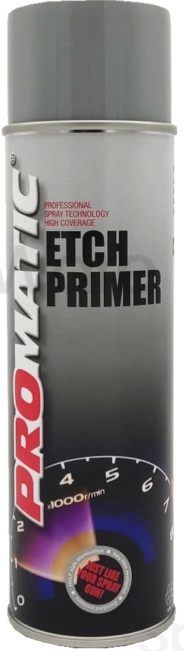 Promatic Grey Etch Primer Spray Paint Aerosol Lacquer 500ml X6 Full Case - Image 4