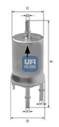 UFI Filters, Fuel Filter 31.840.00 | Replacement Filter, Suitable for Cars, Applicable to Various Models Audi, SEAT, Skoda and Volkswagen - Image 2