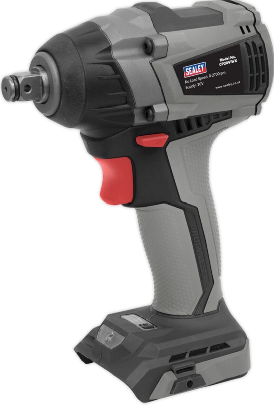 Sealey CP20VIWX 20V 1/2in Sq Drive 300Nm Brushless Impact Wrench Bare Unit
