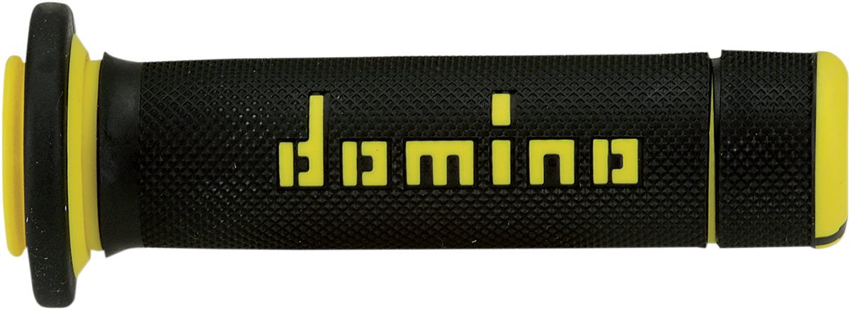 Free Shipping Closed Black-Yellow Domino ATV Grips For Motorcycle Parts