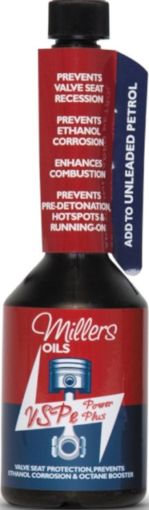 4 x Millers Oils VSPe Power Plus With Octane Booster Fuel Additive - 250ml
