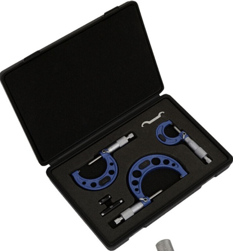 Sealey AK9651M Metric Micrometer Set 3pc