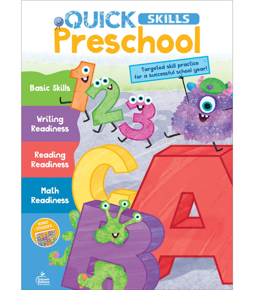Quick Skills Preschool Workbook by Carson Dellosa Education PAPERBACK - Image 4