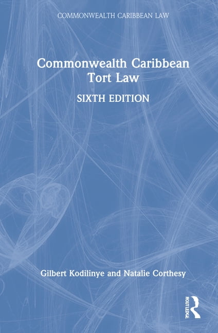 Kodilinye - Commonwealth Caribbean Tort Law - hardback or cased book - - X555z