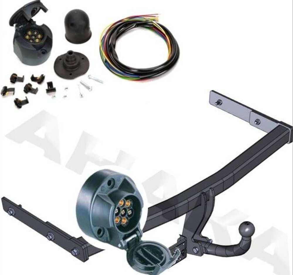 AHK ES7 für Seat Ibiza 2002-2009 Schrägheck Anhängevorrichtung Anhängerkupplung