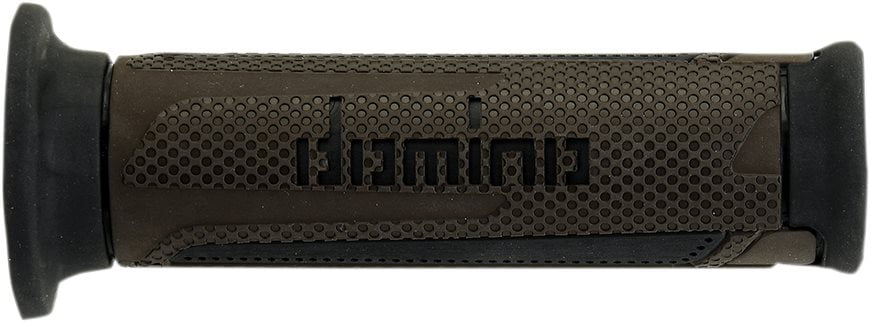 Open Brown-Black Domino Grips D 22 Mm L 120 Mm For Motorcycle Parts