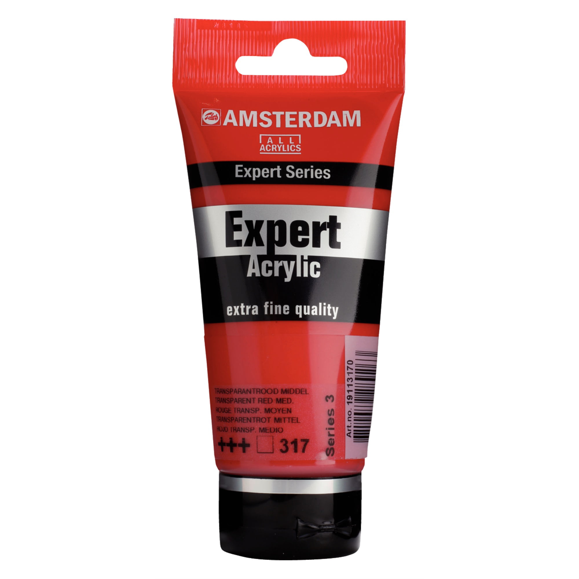 Talens : Amsterdam Expert Acrylic 75ml series 3 Transparent Red Medium