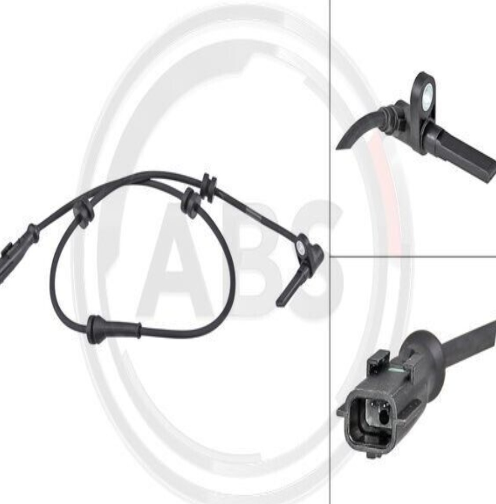 ABS wheel speed sensor Active sensor 30207 A.B.S. for RENAULT MEGANE III Coupe