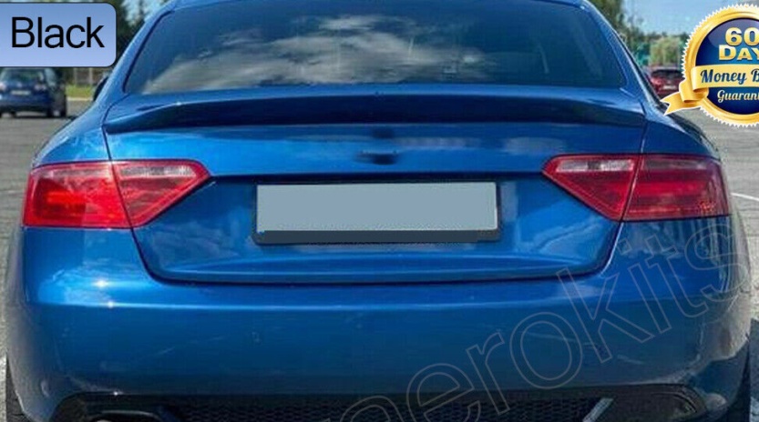 Ducktail Rear Boot Trunk Spoiler Wing Lip S5 Look For Audi A5 B8 Coupe 2007-2015