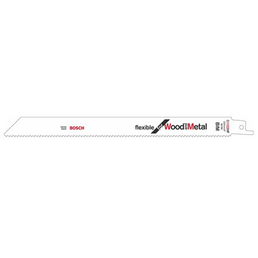 Bosch Sabre saw blade S 1122 HF Wood & Metal Pack of 5 2608656021